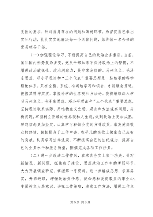 学习八个方面作风思想汇报 (4).docx