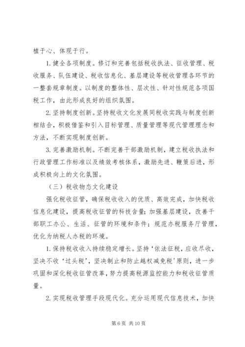 信州区国家税务局税收文化建设实施纲要.docx