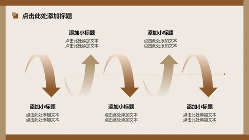 棕色简约风暑假生活读书感悟PPT模板