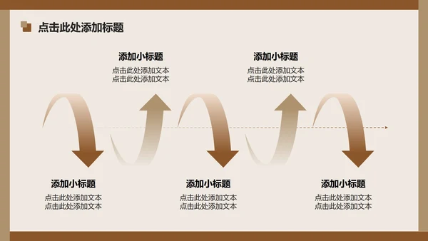 棕色简约风暑假生活读书感悟PPT模板