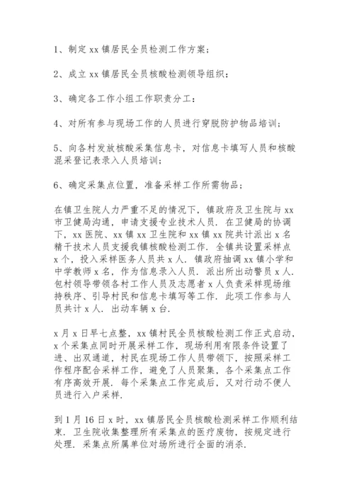 规范核酸检测工作总结范本.docx