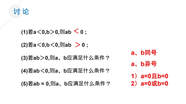 有理数的乘除法数学课通用PPT课件模板
