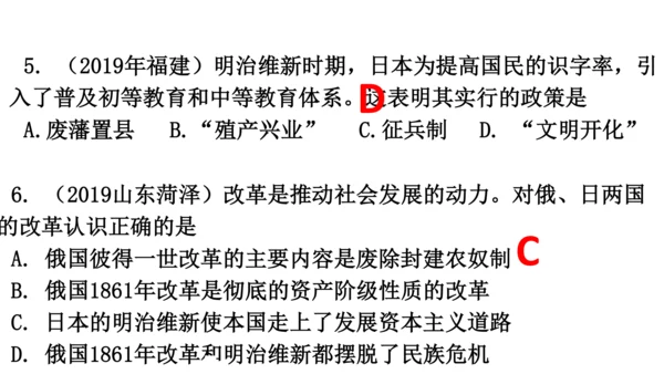 第一单元 殖民地人民的反抗与资本主义制度的扩展（单元复习课件）-2023-2024学年九年级历史下册