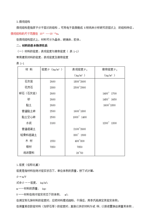 2010一级注册建筑师网上辅导精讲班讲义建筑材料与构造1