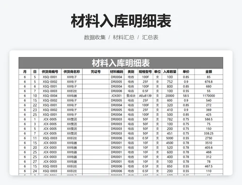 基础数据表