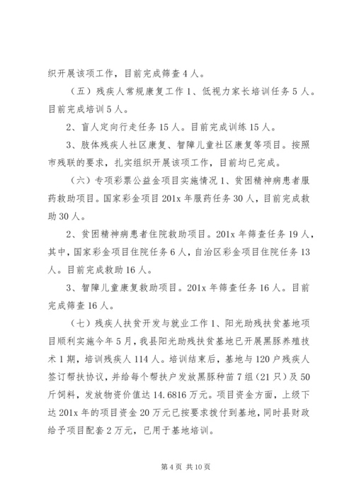 乡镇残联年度工作总结和明年工作计划.docx