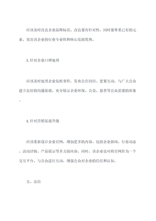 企业形象体系策划案例