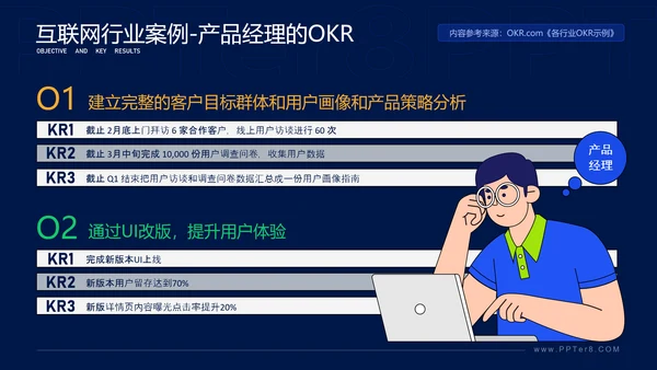 学会这几招轻松搞定OKR企业管理课ppt模板