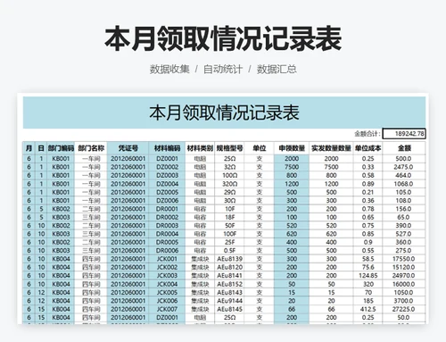 基础数据表