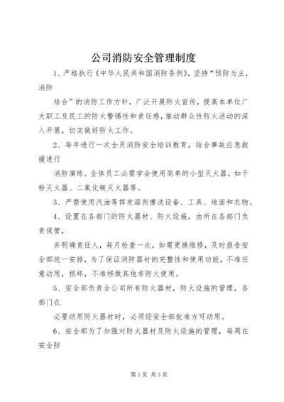 公司消防安全管理制度 (2).docx