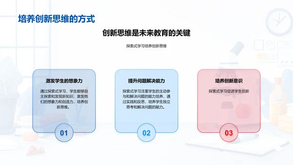 探索式学习报告PPT模板