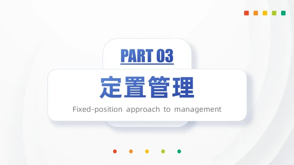 浅色模块现场管理5SPPT模版