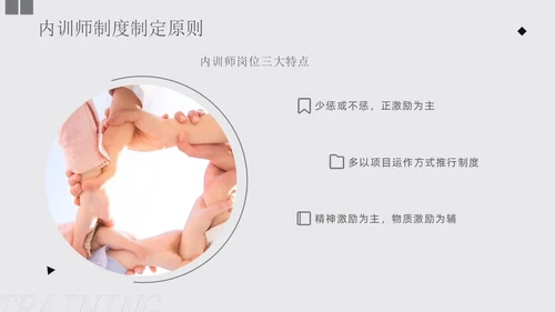 灰色商务形状风如何打造内训师团队