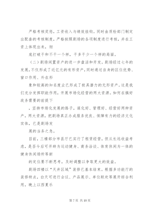某年剧场年终工作总结范文某年工作计划.docx