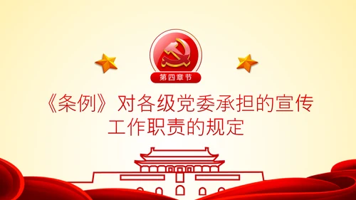 学习解读中国共产党宣传工作条例PPT模板