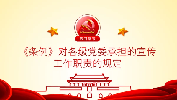 学习解读中国共产党宣传工作条例PPT模板