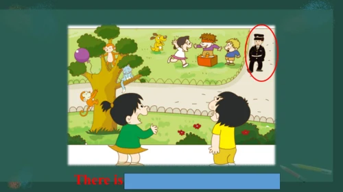 一下Module7 Period 1 There is a cat in the tree 课件(共