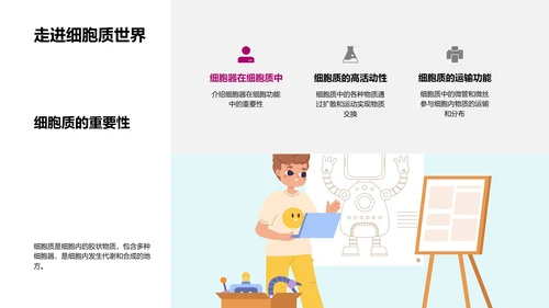 细胞知识讲解PPT模板