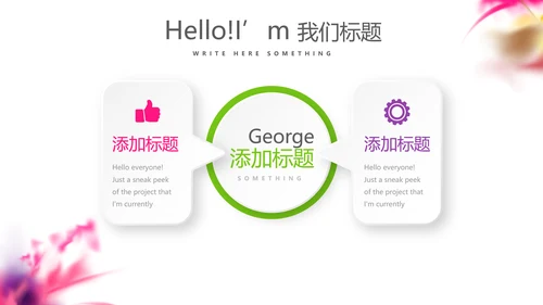炫酷创意个性年终工作总结汇报商务通用PPT动态模板