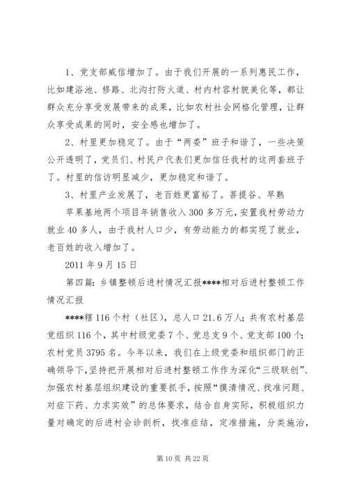 后进村整改情况汇报.docx