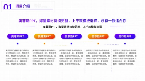 紫色商务风房地产竞赛路演
