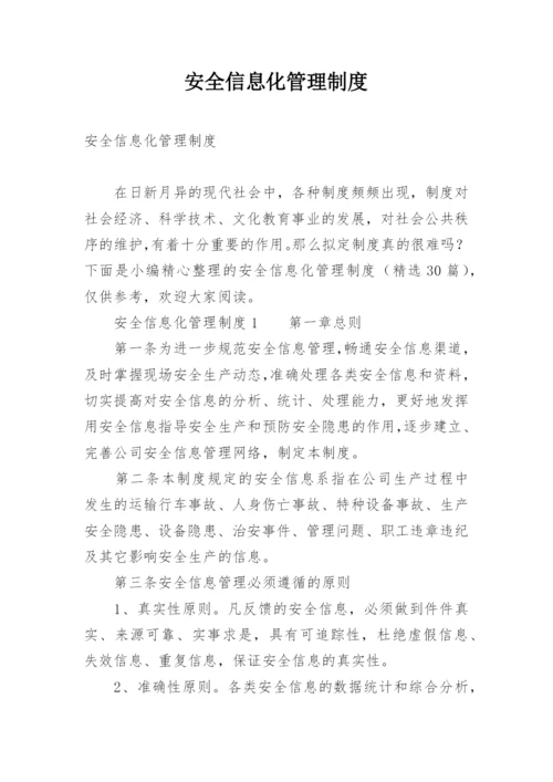 安全信息化管理制度.docx