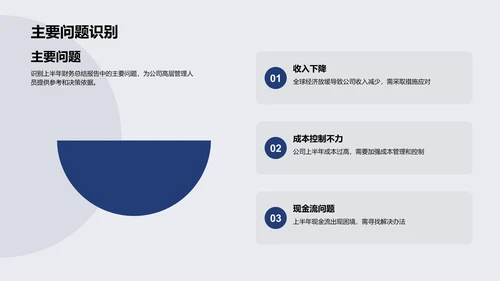 年中财务报告总结