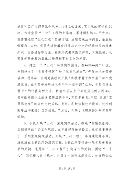 党员电教三心工程努力实现非公企业经济和党建的双赢.docx