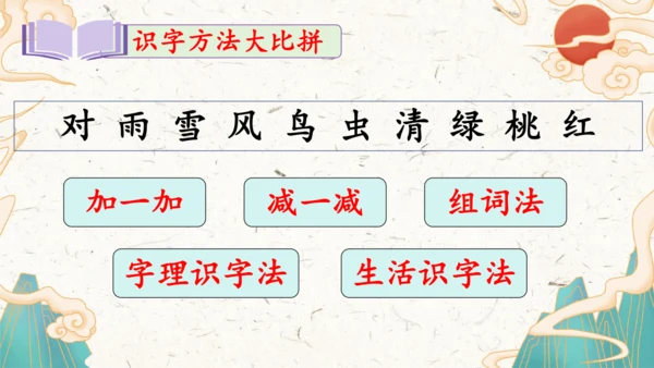 统编版语文一年级上册识字5《对韵歌》教学课件