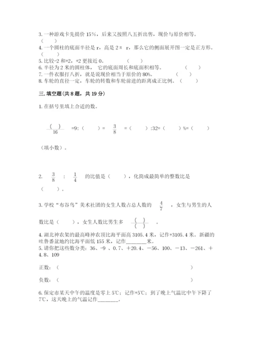 小升初六年级期末试卷【典优】.docx