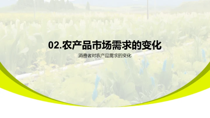 农产品市场洞察解析