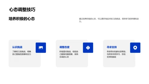 初三学习生活指南PPT模板