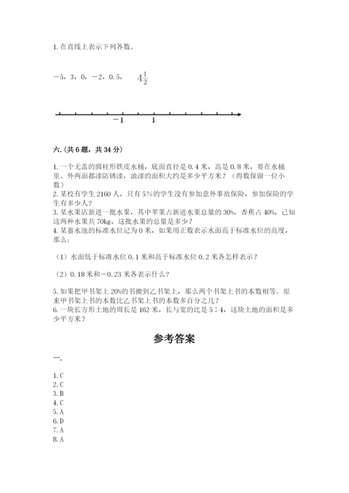 苏教版六年级数学小升初试卷【研优卷】.docx