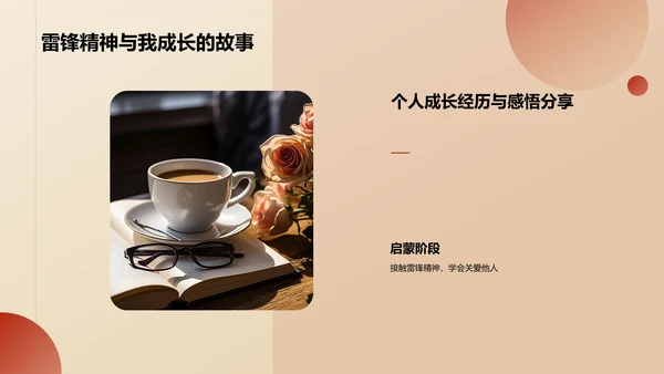 红色雷锋精神PPT模板