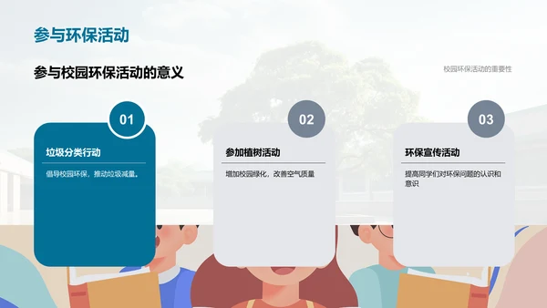 环保行动 构筑美丽校园