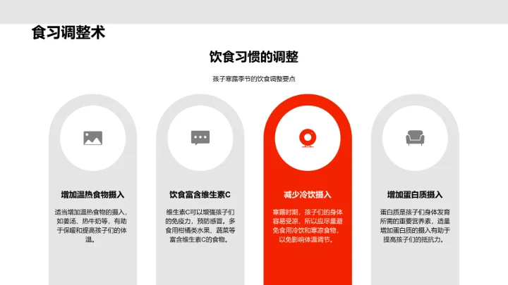 寒露季儿童保健讲解PPT模板