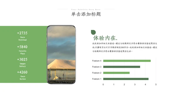 2023简约绿色户外露营攻略旅行社旅游宣传PPT