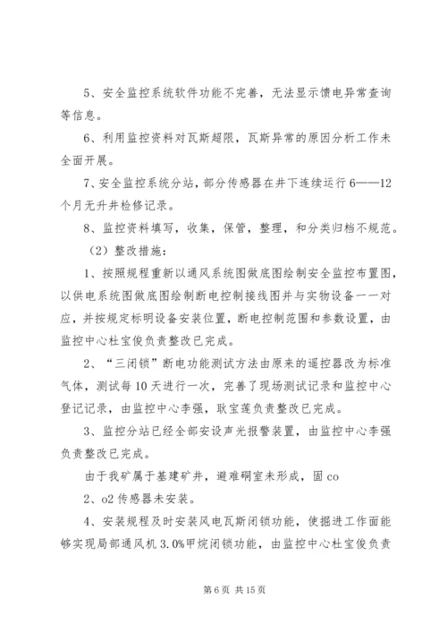 信息调度系统自查及整改措施.docx