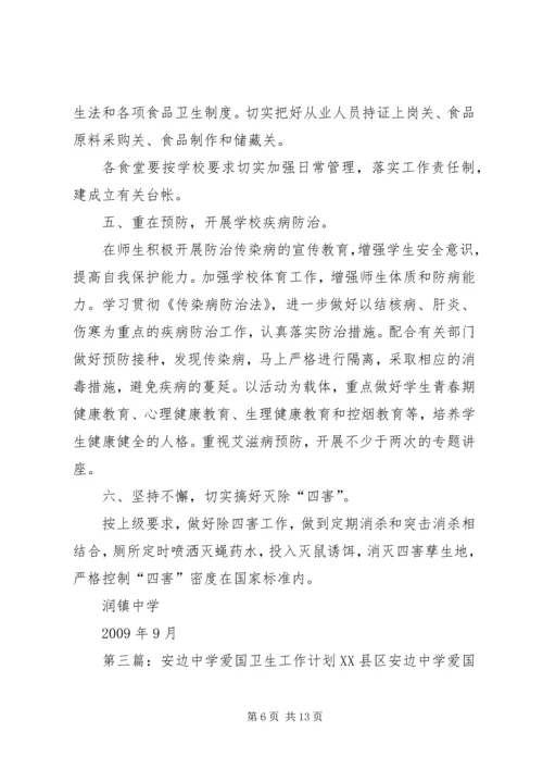 润镇中学爱国卫生工作计划讲解.docx