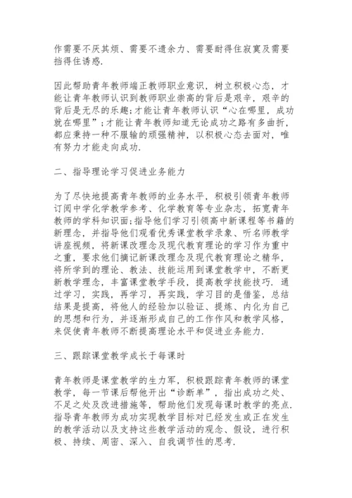 辅导青年教师个人总结5篇.docx