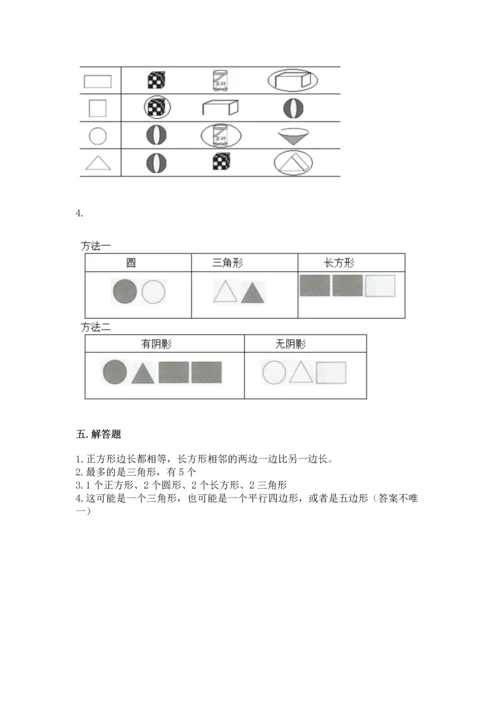 冀教版二年级下册数学第五单元 四边形的认识 测试卷【培优】.docx