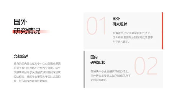 简约风红色经管专业校园答辩PPT