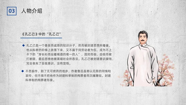 蓝色简约复古呐喊读书分享PPT