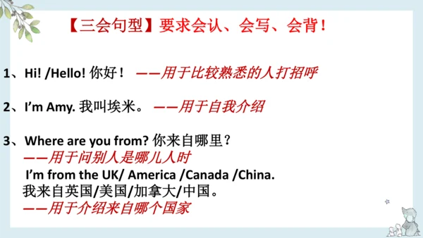 Unit 1 Welcome back to school!单元复习课件(共16张PPT)