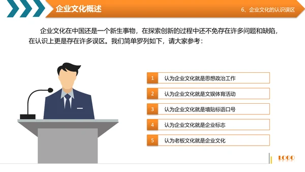 商务高管培训企业文化阐述PPT模板