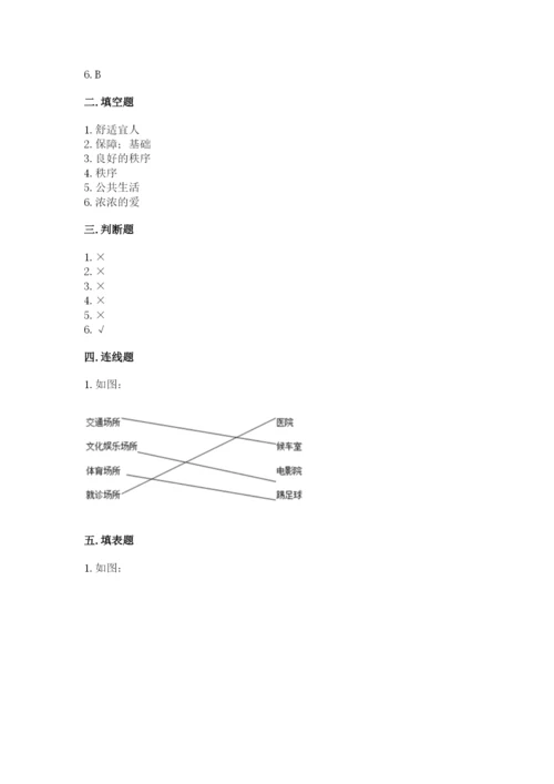 道德与法治五年级下册第二单元《公共生活靠大家》测试卷附答案（轻巧夺冠）.docx