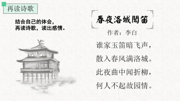 第三单元 课外古诗词诵读 春夜洛城闻笛 课件