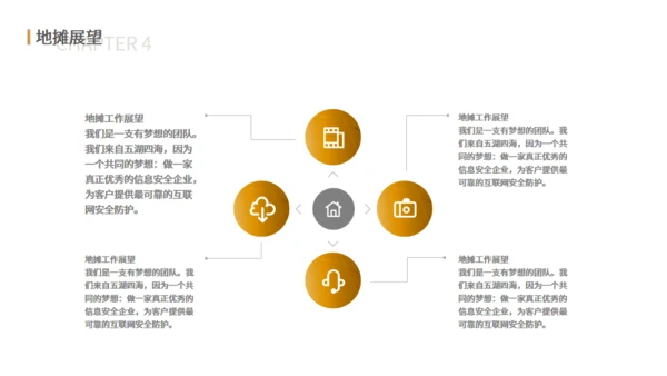 地摊经济漫天金币通用PPT模板