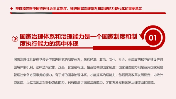 推进国家治理体系和治理能力现代化微党课PPT模板
