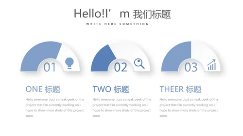 蓝色医疗分析报告动态PPT
